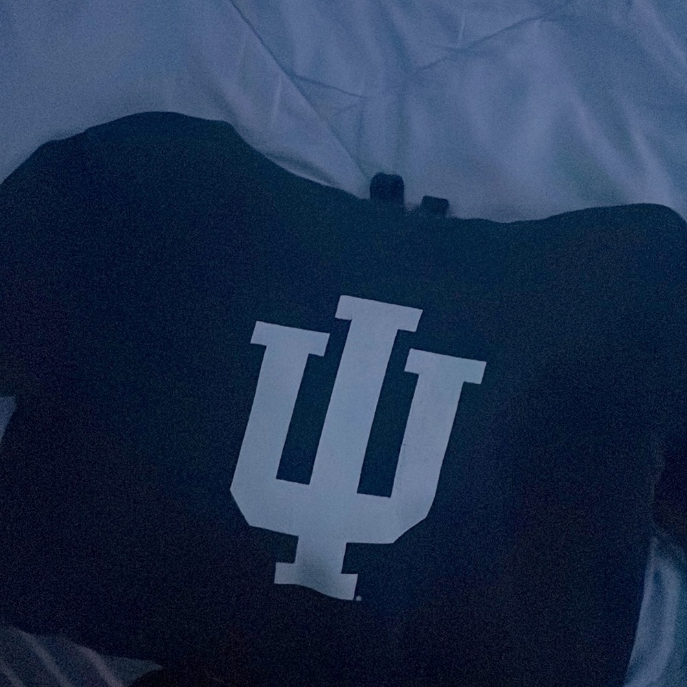 Mens Black Indiana Sweatshirt; Size S